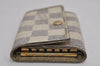 Authentic Louis Vuitton Damier Azur Multicles 6 Key Case Holder N61745 LV 0520K