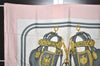 Authentic HERMES Carre 90 Scarf "BRIDES de GALA par" Silk Pink 0520L