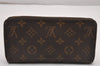 Authentic Louis Vuitton Monogram Zippy Long Wallet Purse M60017 LV Junk 0522J