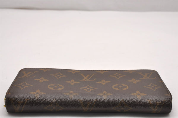 Authentic Louis Vuitton Monogram Zippy Long Wallet Purse M60017 LV Junk 0522J