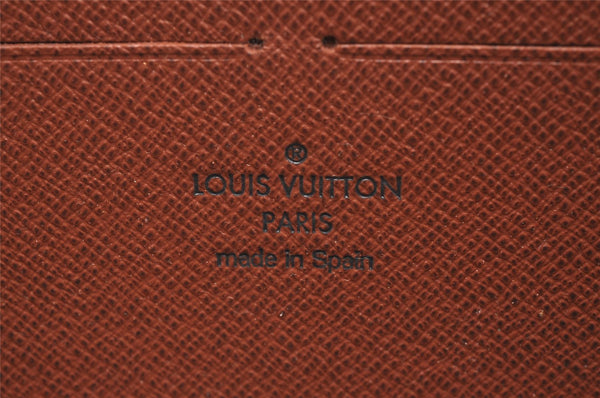 Authentic Louis Vuitton Monogram Zippy Long Wallet Purse M60017 LV Junk 0522J