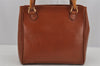Authentic GUCCI Bamboo 2Way Shoulder Hand Bag Purse Leather Brown Junk 0522K