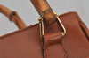 Authentic GUCCI Bamboo 2Way Shoulder Hand Bag Purse Leather Brown Junk 0522K