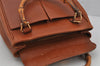 Authentic GUCCI Bamboo 2Way Shoulder Hand Bag Purse Leather Brown Junk 0522K