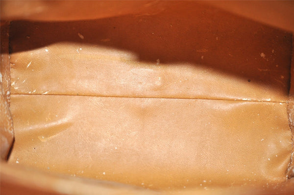 Authentic GUCCI Bamboo 2Way Shoulder Hand Bag Purse Leather Brown Junk 0522K