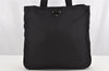 Authentic PRADA Vintage Nylon Tessuto Shoulder Hand Bag Black 0524K