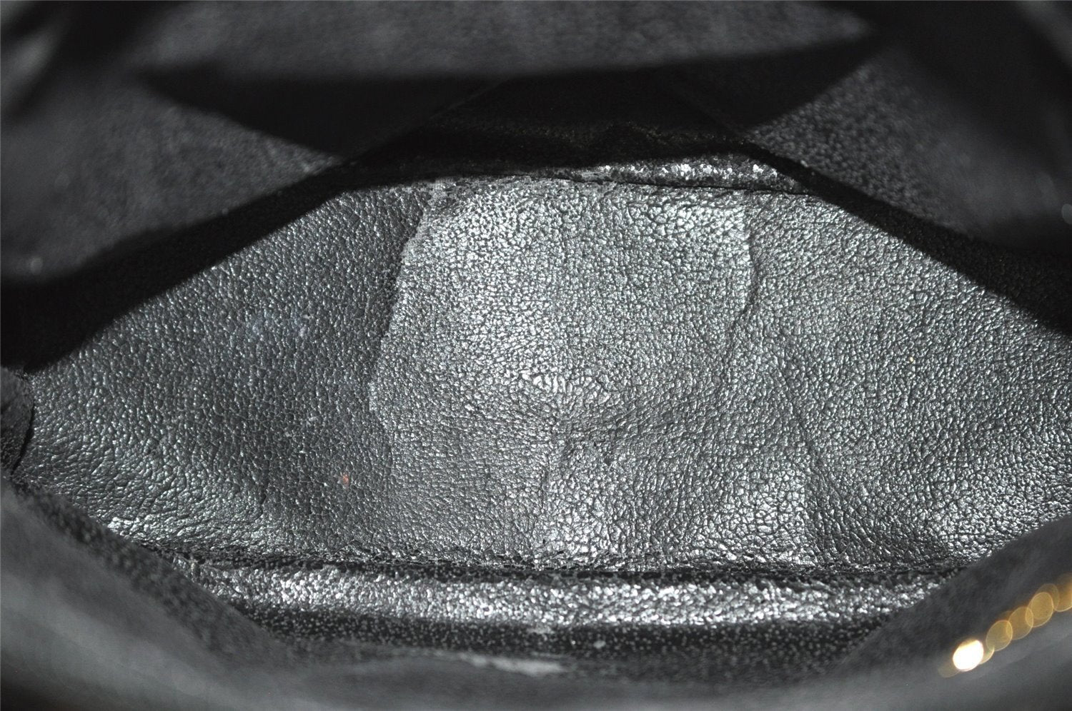 Authentic GUCCI Bamboo 2way Shoulder Hand Bag Purse Leather Black Junk 0525J