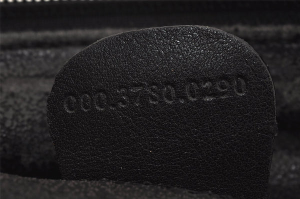 Authentic GUCCI Bamboo 2way Shoulder Hand Bag Purse Leather Black Junk 0525J