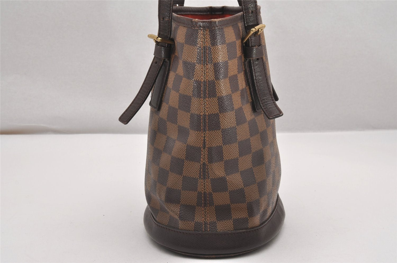 Authentic Louis Vuitton Damier Marais Bucket Shoulder Tote Bag N42240 LV 0526J