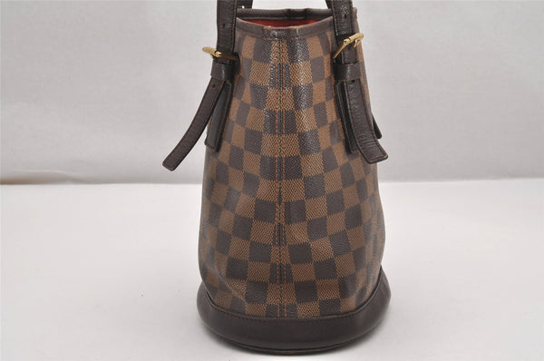 Authentic Louis Vuitton Damier Marais Bucket Shoulder Tote Bag N42240 LV 0526J