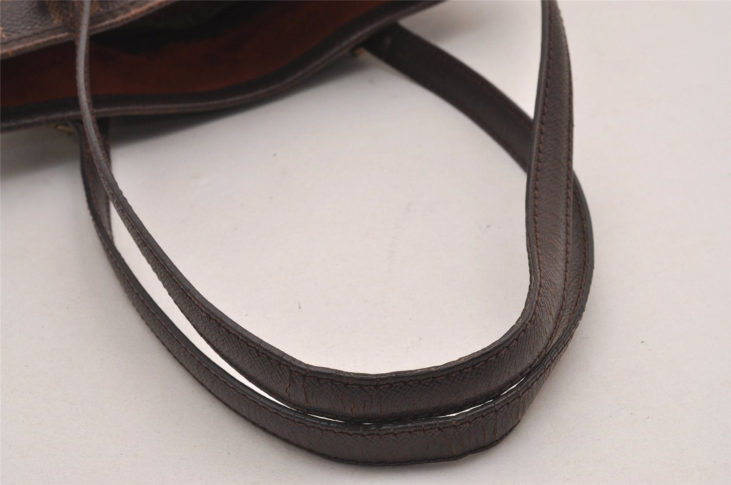 Authentic Louis Vuitton Damier Marais Bucket Shoulder Tote Bag N42240 LV 0526J