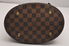 Authentic Louis Vuitton Damier Marais Bucket Shoulder Tote Bag N42240 LV 0526J