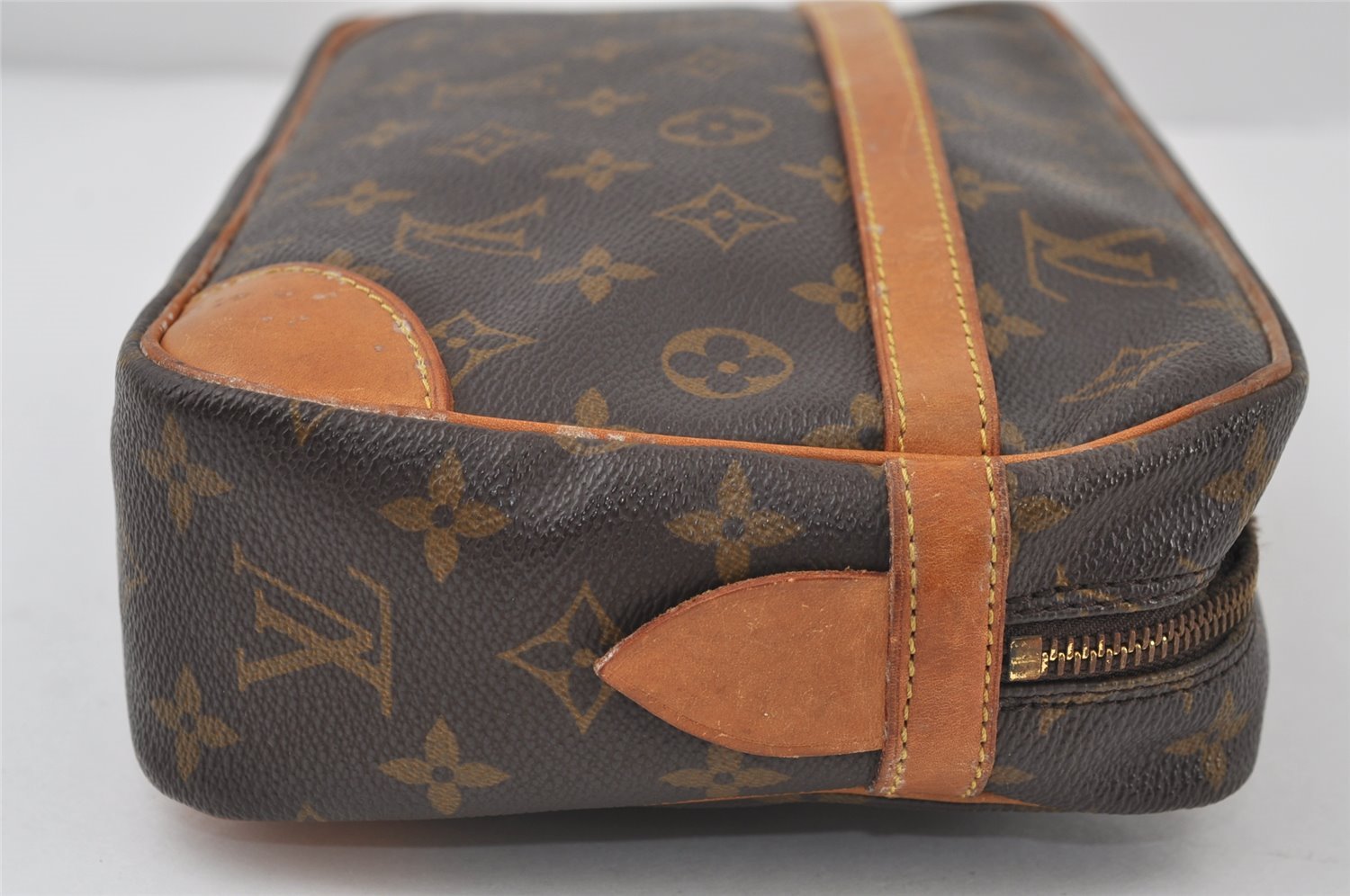 Authentic Louis Vuitton Monogram Compiegne 28 Clutch Hand Bag M51845 LV 0527J