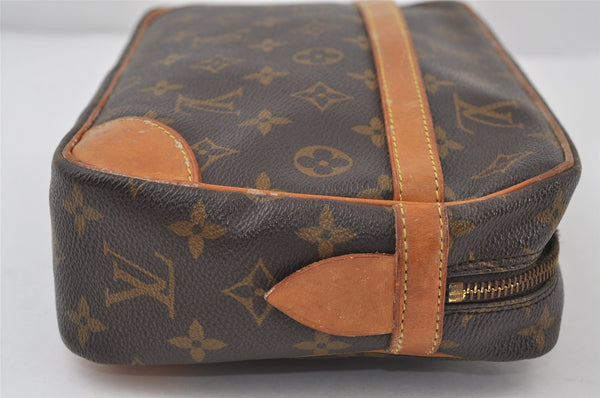Authentic Louis Vuitton Monogram Compiegne 28 Clutch Hand Bag M51845 LV 0527J