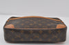 Authentic Louis Vuitton Monogram Compiegne 28 Clutch Hand Bag M51845 LV 0527J