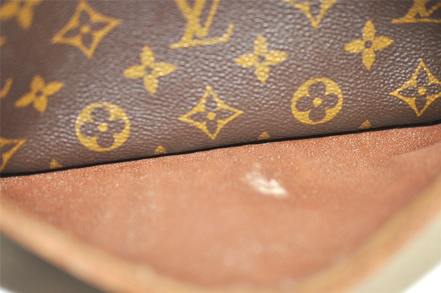 Authentic Louis Vuitton Monogram Compiegne 28 Clutch Hand Bag M51845 LV 0527J