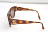 Authentic CHANEL Sunglasses Tortoise Shell CC Logos 04153 Plastic Brown 0527K