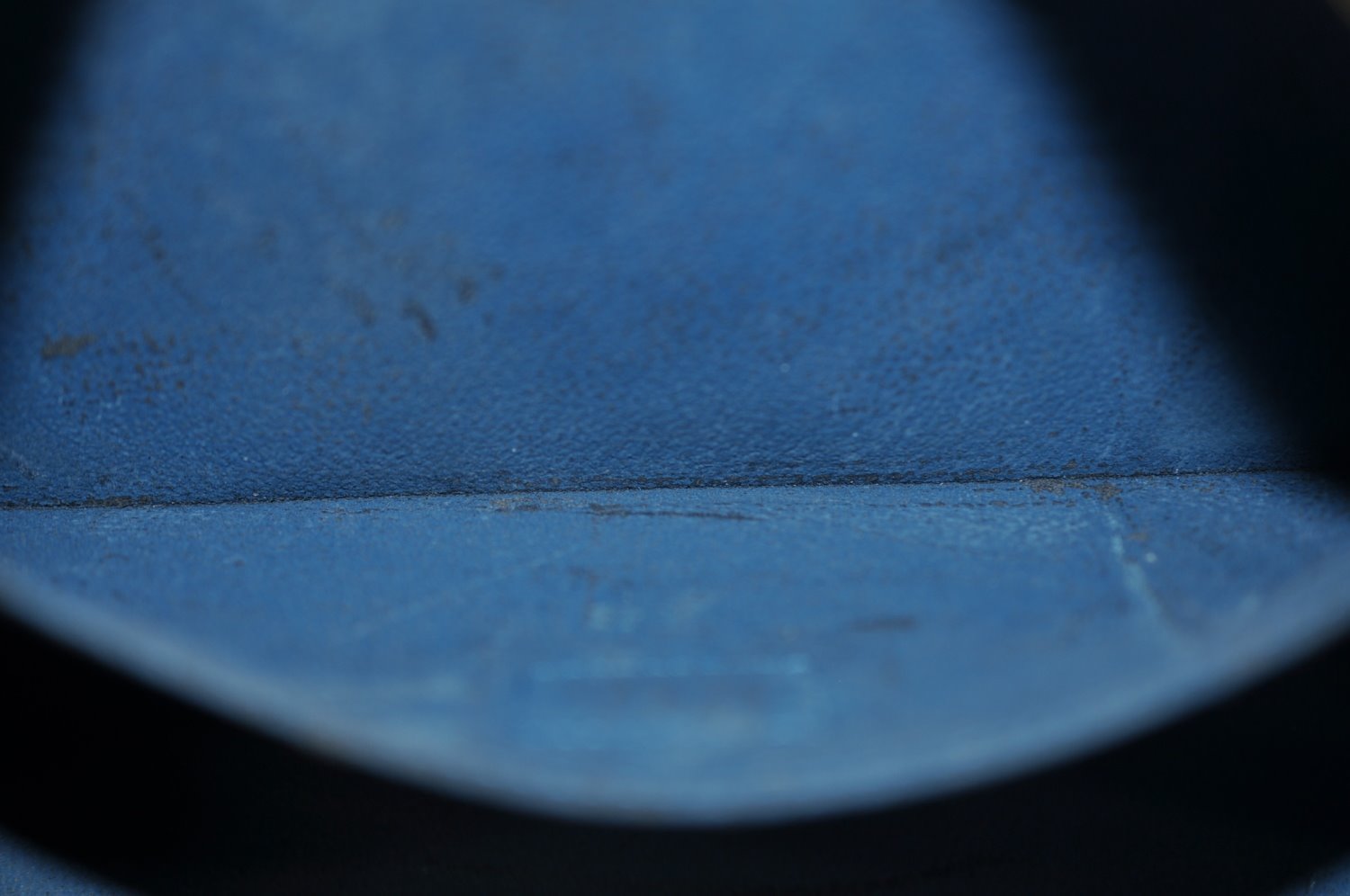 Authentic Louis Vuitton Epi Dauphine GM Cosmetic Pouch Blue M48435 LV 0528I