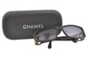 Authentic CHANEL Sunglasses CC Logos CoCo Mark 02461 Plastic Black Junk 0528K