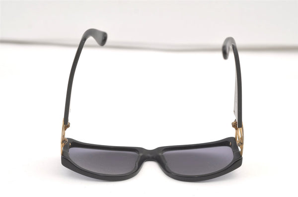 Authentic CHANEL Sunglasses CC Logos CoCo Mark 02461 Plastic Black Junk 0528K