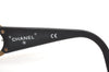 Authentic CHANEL Sunglasses CC Logos CoCo Mark 02461 Plastic Black Junk 0528K
