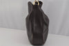 Authentic GUCCI Vintage Bamboo Shoulder Hand Bag Leather Brown Junk 0529J