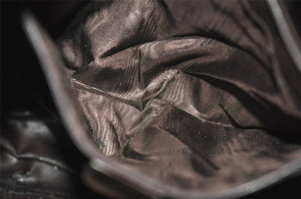 Authentic GUCCI Vintage Bamboo Shoulder Hand Bag Leather Brown Junk 0529J