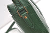 Authentic Louis Vuitton Epi Trocadero 24 Shoulder Cross Bag Green M52314 0531K