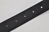 Authentic Gianni Versace Studs Belt Leather Size 85cm 33.5inches Black 0532K