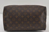 Authentic Louis Vuitton Monogram Speedy 30 Hand Boston Bag M41526 LV 0533J