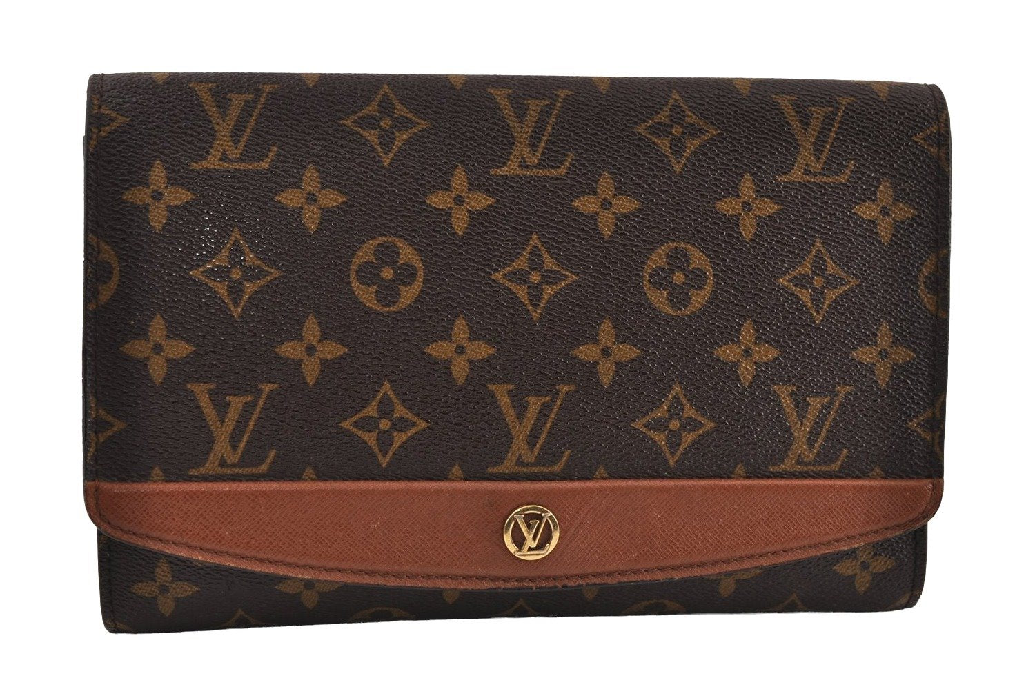 Authentic Louis Vuitton Monogram Bordeaux M51798 2Way Shoulder Bag Junk 0534J