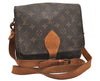Authentic Louis Vuitton Monogram Cartouchiere MM M51253 Shoulder Cross Bag 0535J