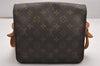 Authentic Louis Vuitton Monogram Cartouchiere MM M51253 Shoulder Cross Bag 0535J