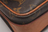 Authentic Louis Vuitton Monogram Cartouchiere MM M51253 Shoulder Cross Bag 0535J