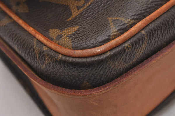 Authentic Louis Vuitton Monogram Cartouchiere MM M51253 Shoulder Cross Bag 0535J