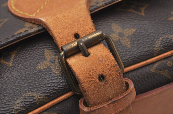 Authentic Louis Vuitton Monogram Cartouchiere MM M51253 Shoulder Cross Bag 0535J