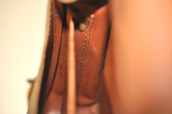 Authentic Louis Vuitton Monogram Cartouchiere MM M51253 Shoulder Cross Bag 0535J