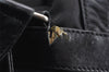 Authentic PRADA Vintage Nylon Tessuto Leather Drawstring Backpack Black 0535K
