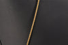 Authentic Christian Dior Gold Tone Chain Pendant Necklace CD 0536J