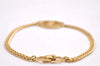 Authentic Christian Dior Chain Rhinestone Bracelet Gold Tone CD 0539J