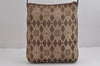 Authentic GIVENCHY Canvas Leather Shoulder Hand Bag Purse Brown 0542J