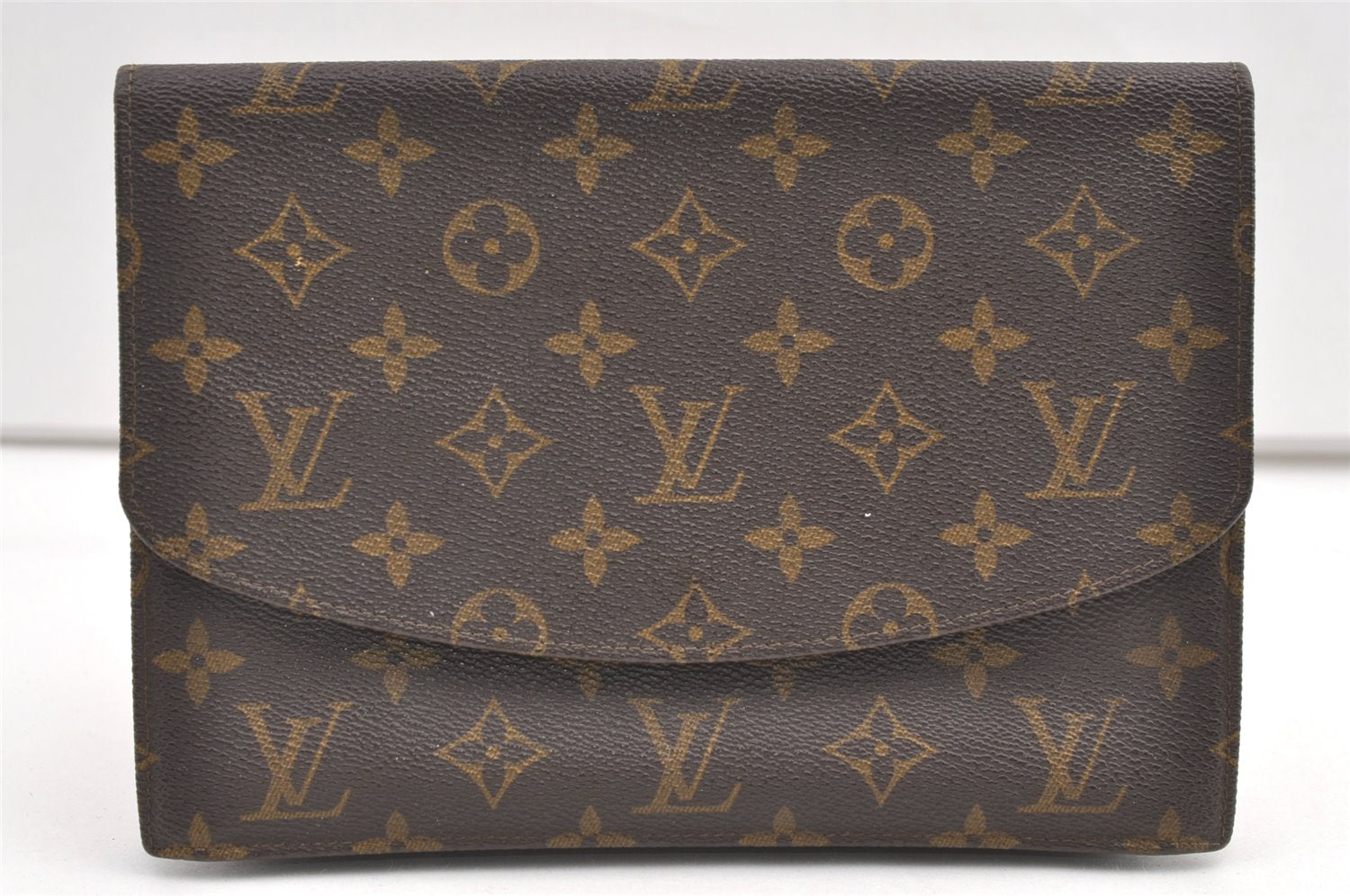 Authentic Louis Vuitton Monogram Pochette Rabat Clutch Bag Old Model Junk 0542K