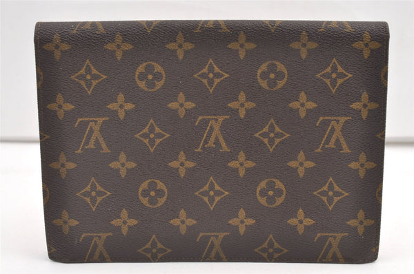 Authentic Louis Vuitton Monogram Pochette Rabat Clutch Bag Old Model Junk 0542K