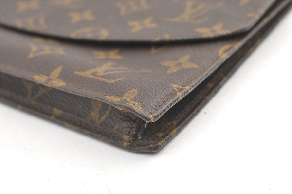 Authentic Louis Vuitton Monogram Pochette Rabat Clutch Bag Old Model Junk 0542K