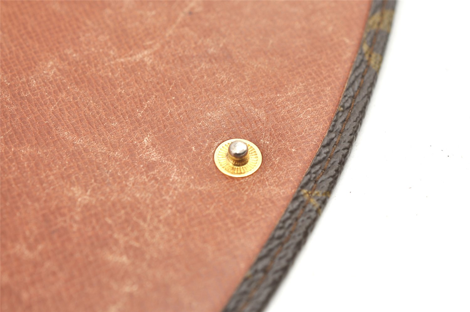 Authentic Louis Vuitton Monogram Pochette Rabat Clutch Bag Old Model Junk 0542K