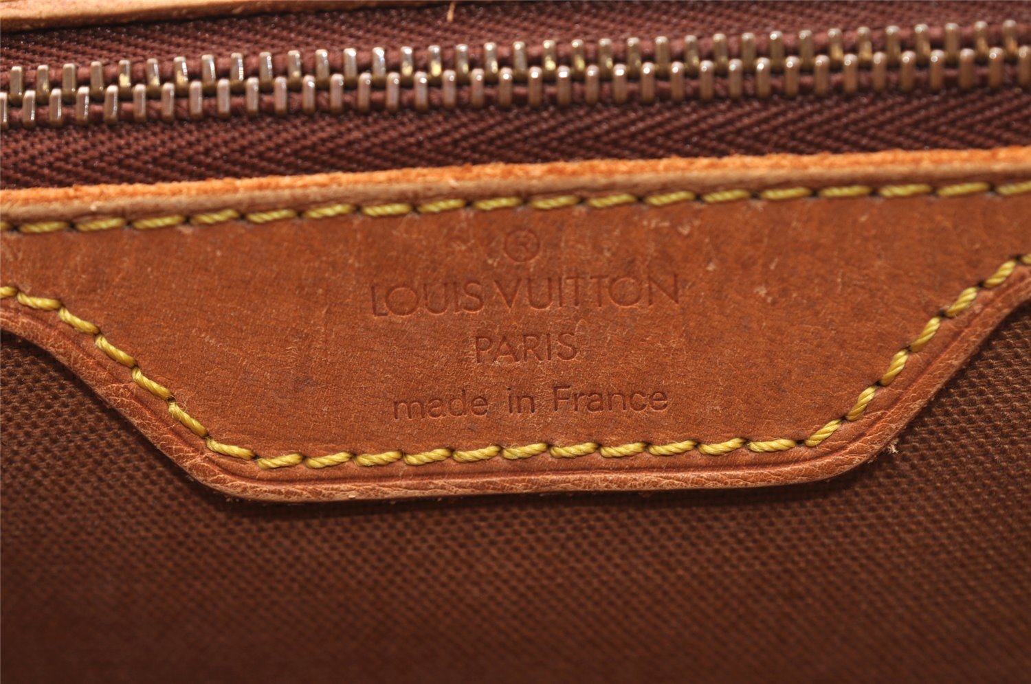 Authentic Louis Vuitton Monogram Gibeciere GM Shoulder Bag M42246 Junk 0543I