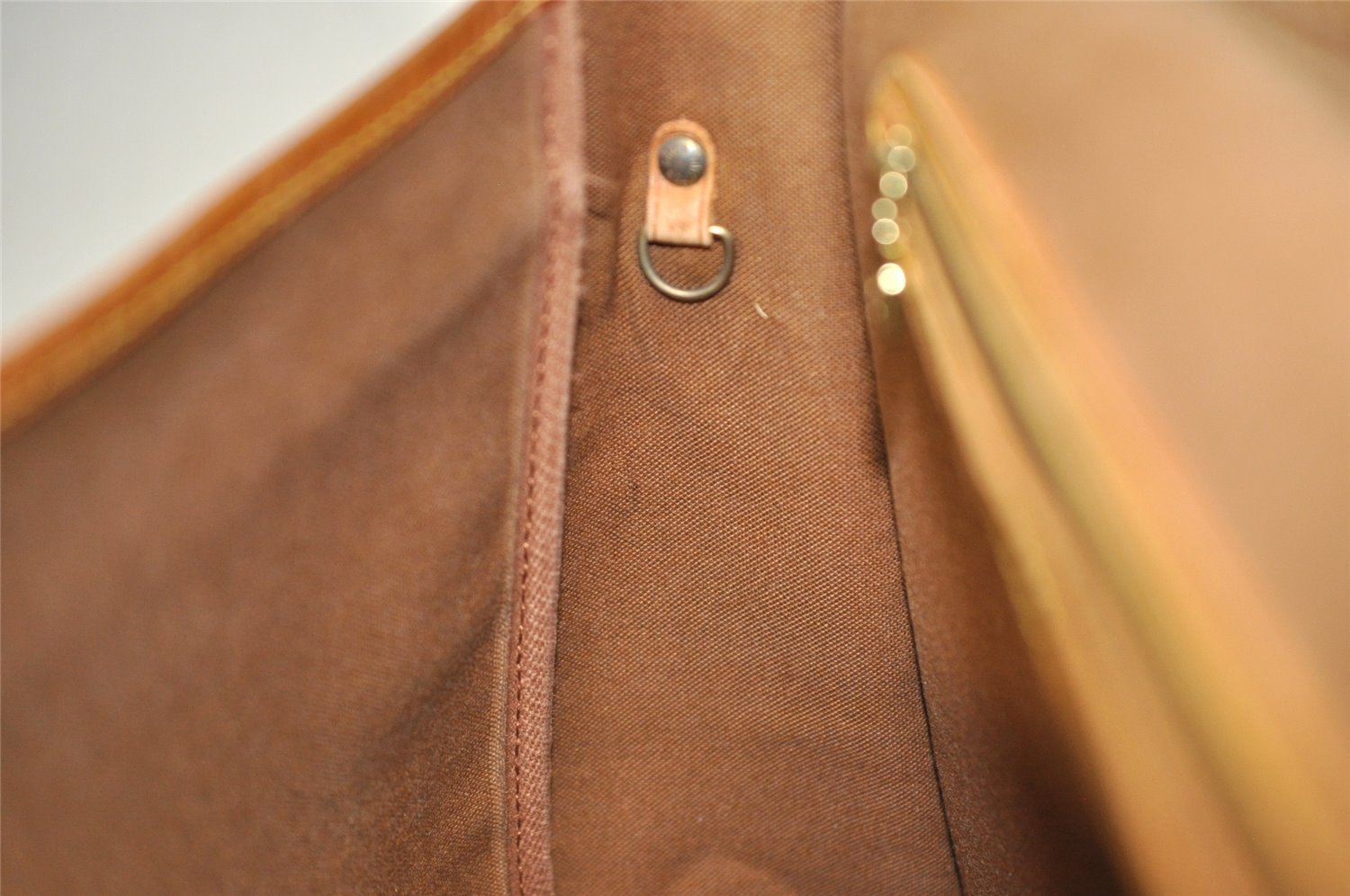 Authentic Louis Vuitton Monogram Gibeciere GM Shoulder Bag M42246 Junk 0543I