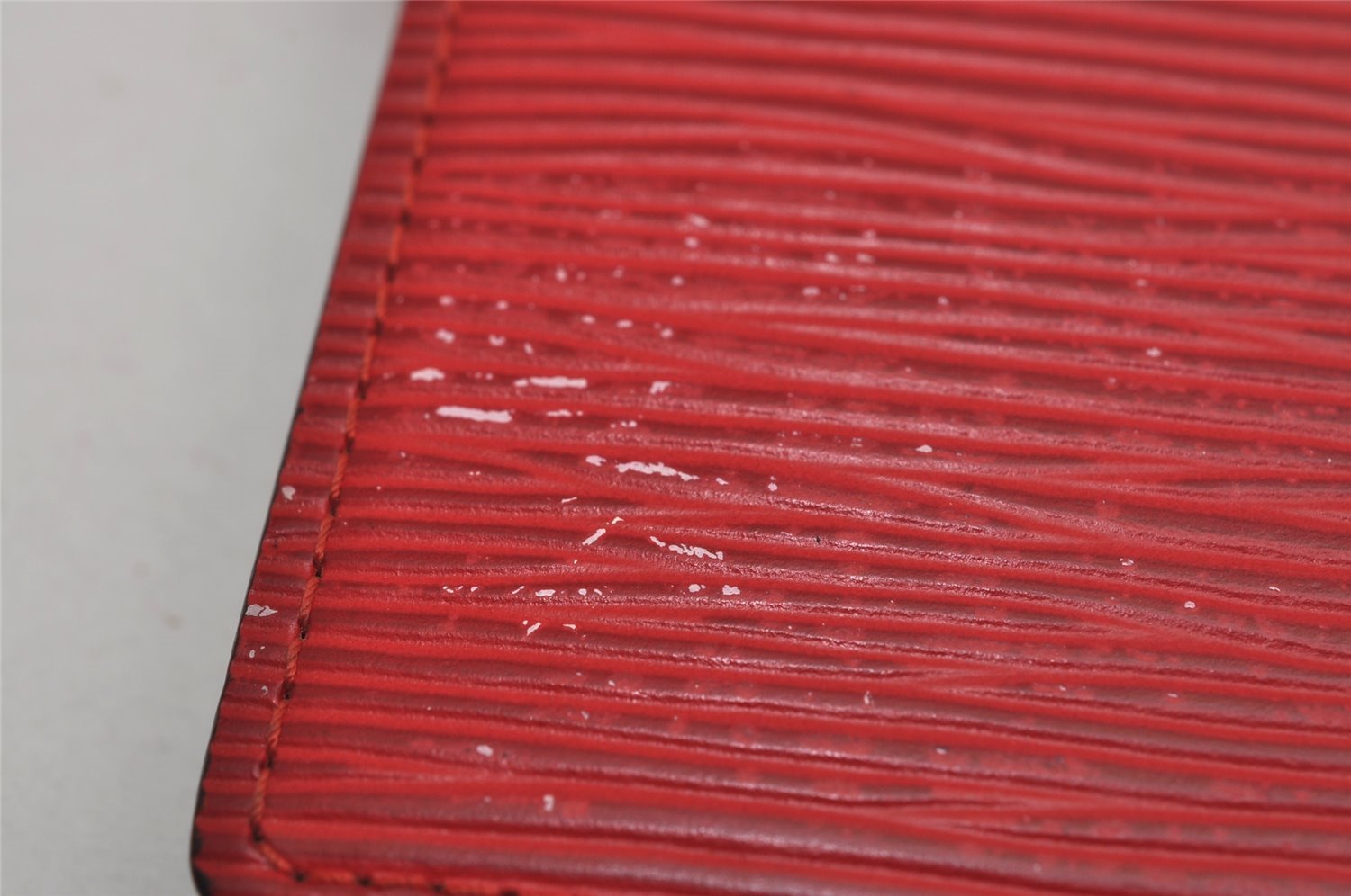 Authentic Louis Vuitton Epi Agenda PM Notebook Cover Red Black R2005E LV 0544K