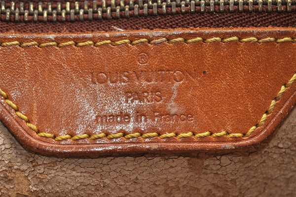 Authentic Louis Vuitton Monogram Bucket PM Shoulder Tote Bag M42238 Junk 0547I