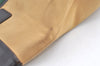 Authentic GUCCI Web Sherry Line Tote Bag Canvas Leather 0021121 Beige 0547K
